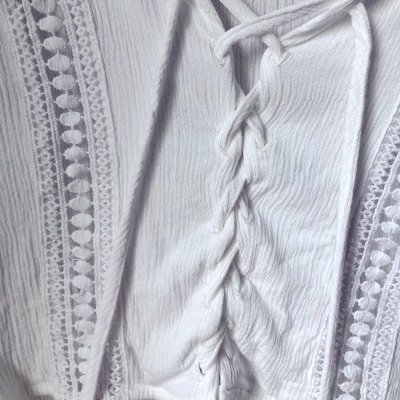 2 for $10 Forever 21 front tie peasant top - Picture 8 of 11